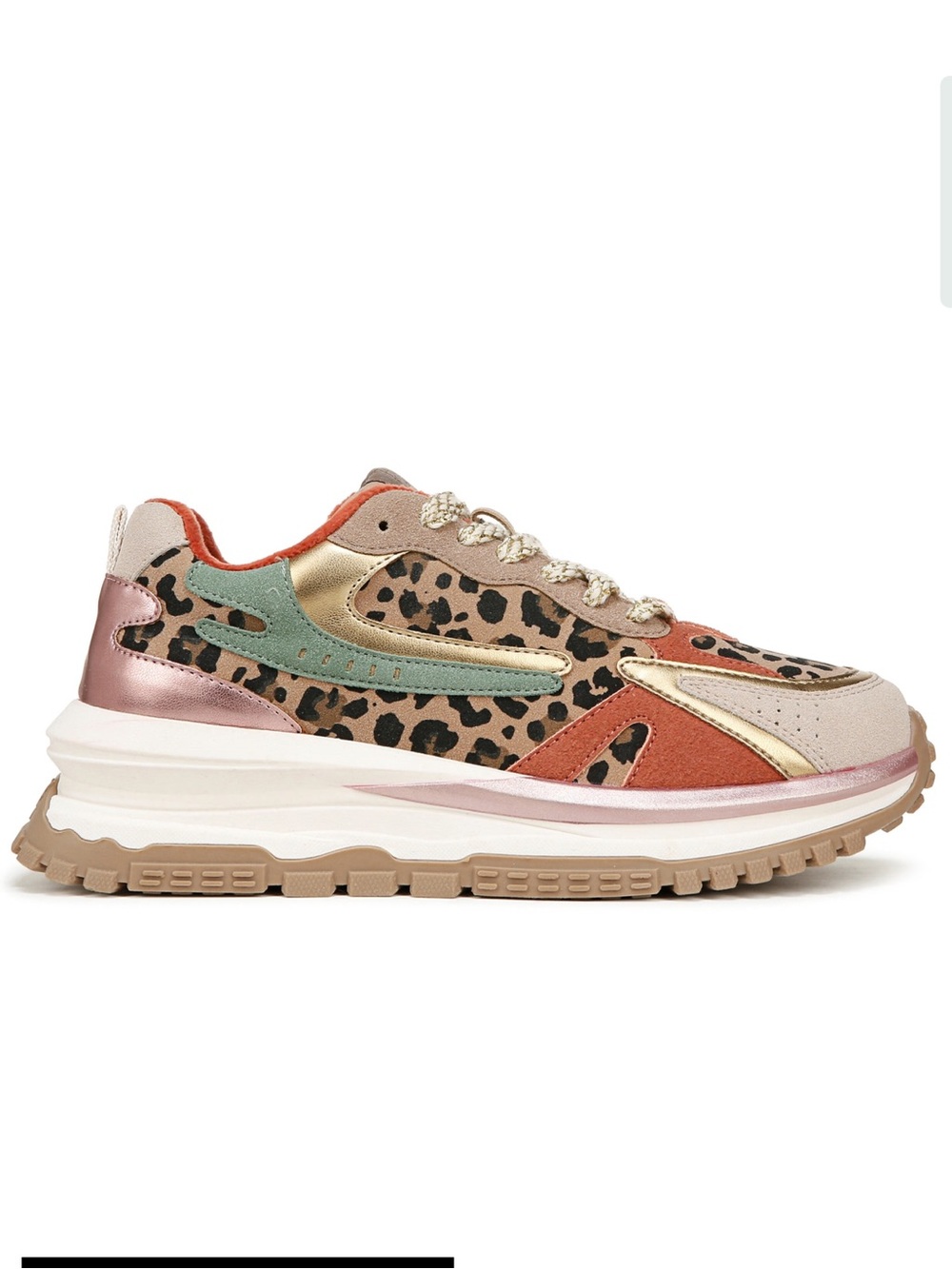Blowfish Malibu Women's Leo Retro Lace Up Leopard Print Chunky Sneaker - Picture 9 of 9